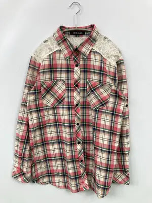 CECIL McBEE/セシルマクビー/シャツ/ブラウス/トップス/レッド/M