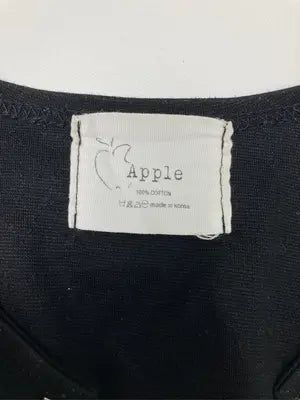 Apple/Tシャツ/カットソー/トップス/ブラック