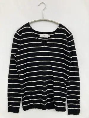AZUL by MOUSSY/アズールバイマウジー/ニット/セーター/トップス/ブラック/XS