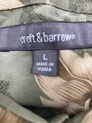 croft&barrow/クラフトアンドバロー/シャツ/ブラウス/トップス/グリーン/L