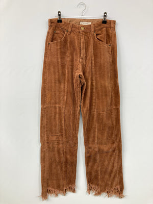 MOUSSY/マウジー/スラックス/パンツ/ブラウン/1