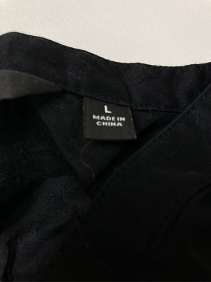 UNIQLO/ユニクロ/シャツ/ブラウス/トップス/ブラック/L