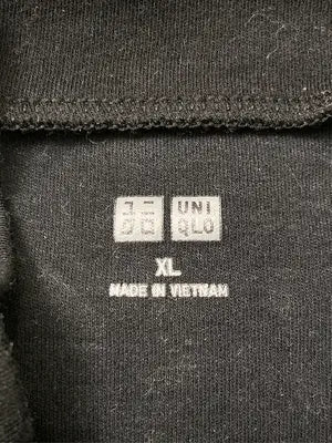 UNIQLO/ユニクロ/Tシャツ/カットソー/トップス/ブラック/XL