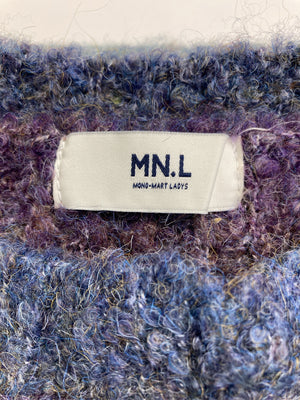 MN.L/エムエヌエル/ニット/セーター/トップス/ネイビー/F