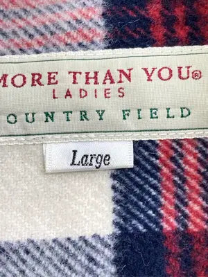 MORE THAN YOU/シャツ/ブラウス/トップス/レッド/Large