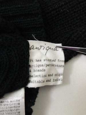 ANTIQUA/アンティカ/Tシャツ/カットソー/トップス/ブラック/M