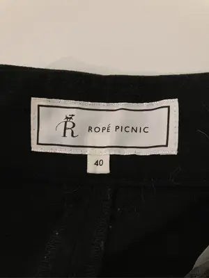 ROPE PICNIC/ロペピクニック/スラックス/パンツ/ブラック/40