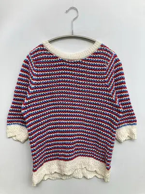 ems/エムズエキサイト/ニット/セーター/トップス/レッド/F