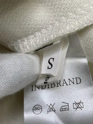 INDIBRAND/ショート/ミニスカート/スカート/アイボリー/S