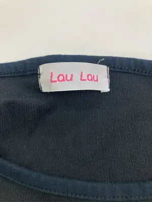 Laulau/Tシャツ/カットソー/トップス/ブラック
