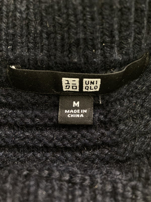 UNIQLO/ユニクロ/ニット/セーター/トップス/ブラック/M