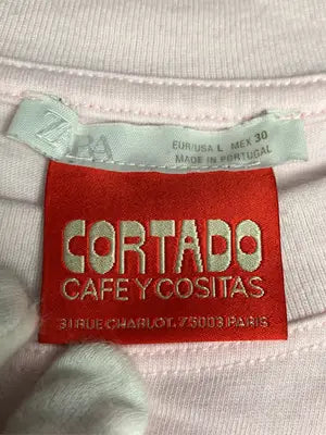 ZARA/ザラ/Tシャツ/カットソー/トップス/ピンク/USA L