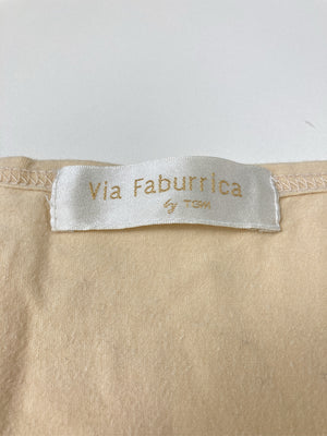 Via Faburrica/Tシャツ/カットソー/トップス/ベージュ