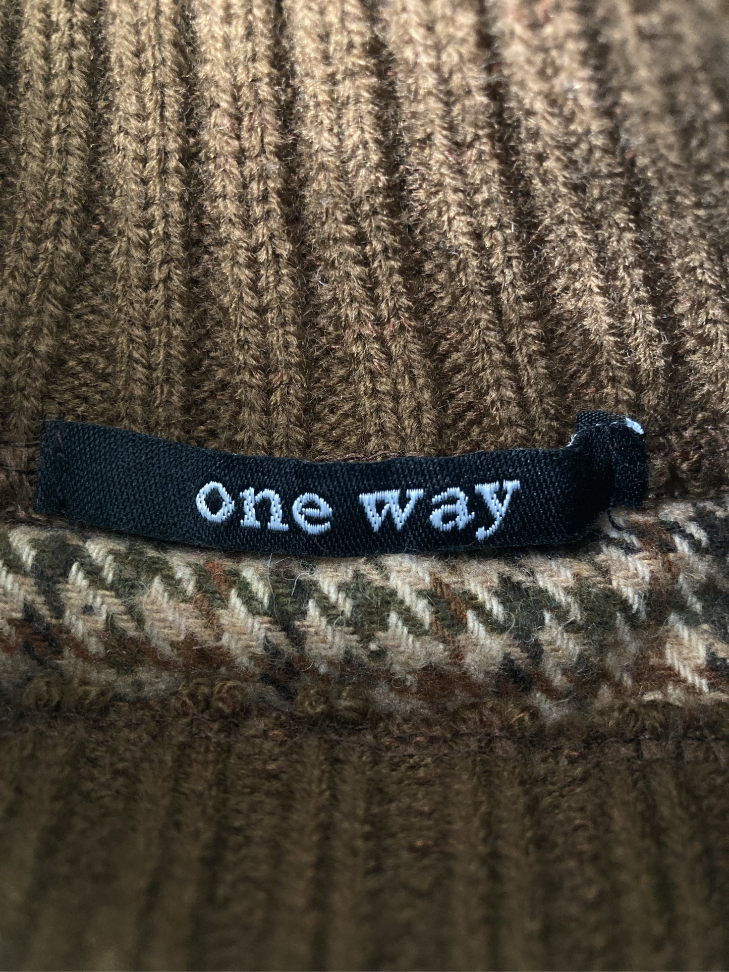 One Way/ワンウェイ/ニット/セーター/トップス/ブラウン/M