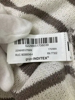 ZARA/ザラ/ニット/セーター/トップス/アイボリー/USA M