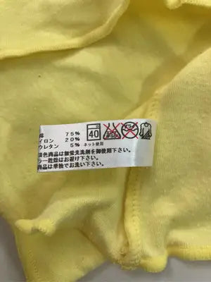 kawaii/Tシャツ/カットソー/トップス/イエロー/L
