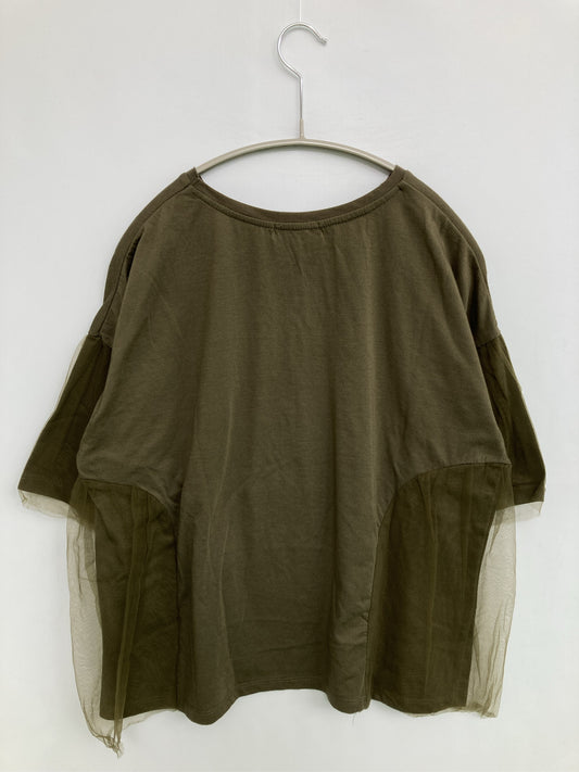 GLOBAL WORK/グローバルワーク/Tシャツ/カットソー/トップス/カーキ/L