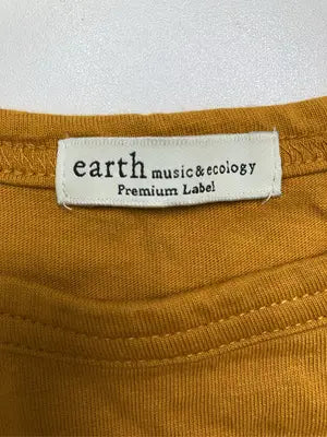 earth music&ecology/アースミュージックアンドエコロジー/Tシャツ/カットソー/トップス/イエロー/F