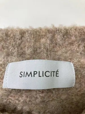 SIMPLICITE/サンプリシテ/ニット/セーター/トップス/ブラウン