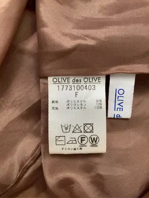 OLIVE des OLIVE/オリーブデオリーブ/ワンピース/ワンピース/ドレス/ブラウン/FREE