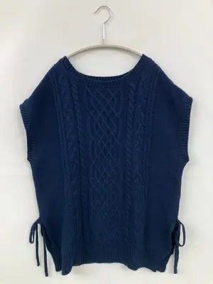 axes femme/アクシーズファム/ベスト/トップス/ネイビー/M