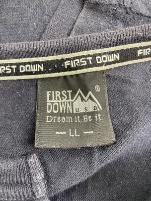 FIRST DOWN/ファーストダウン/Tシャツ/カットソー/トップス/ネイビー/LL