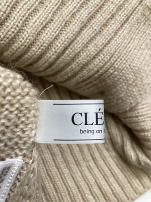 ニット/セーター/トップス/ベージュ/M