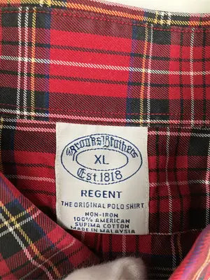 BROOKS BROTHERS/ブルックスブラザーズ/シャツ/ブラウス/トップス/レッド/XL