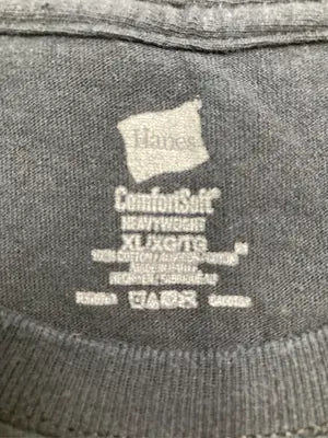 Hanes/ヘインズ/Tシャツ/カットソー/トップス/ブラック/XL