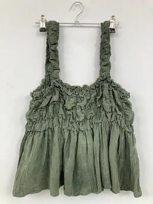 AS KNOW AS PINKY/アズノゥアズピンキー/Tシャツ/カットソー/トップス/グリーン/M