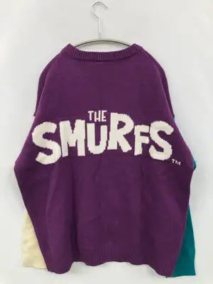 SMURFS/ニット/セーター/トップス/パープル/M