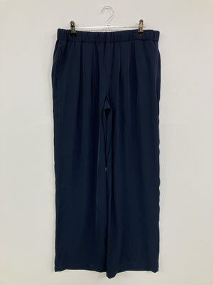 Adoon plain/アドーンプレーン/スラックス/パンツ/ネイビー/M