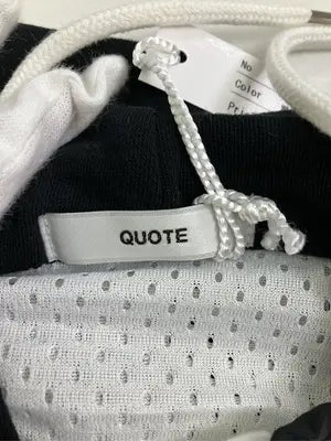 QUOTE/パーカー/トップス/ホワイト/XL