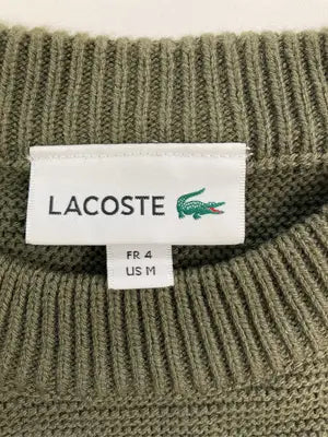 LACOSTE/ラコステ/ニット/セーター/トップス/カーキ/US M