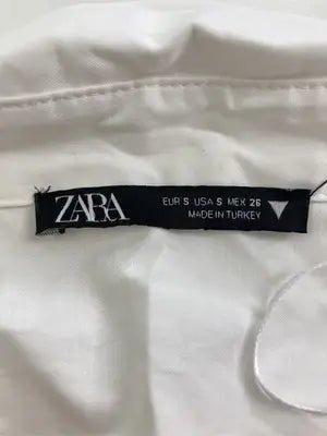 ZARA/ザラ/シャツ/ブラウス/トップス/ホワイト/S