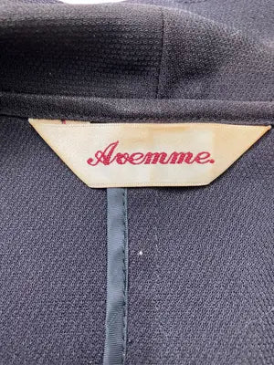 Avemme/ノーカラージャケット/ジャケット/アウター/ブラック/21ABR88