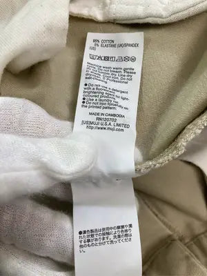 無印良品/ムジルシリョウヒン/チノパンツ/パンツ/ベージュ/XL