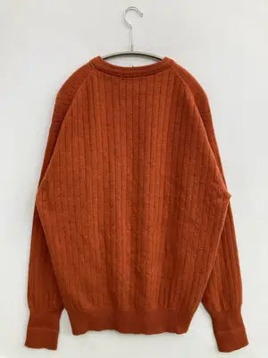 CASHMERE/カシミヤ/ニット/セーター/トップス/オレンジ/LARGE