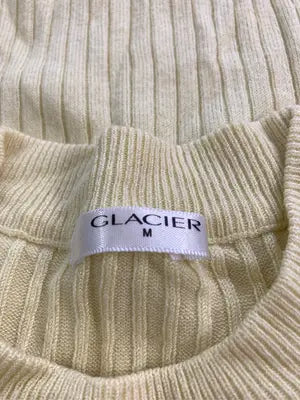 GLACIER/グラシア/ニット/セーター/トップス/イエロー/M