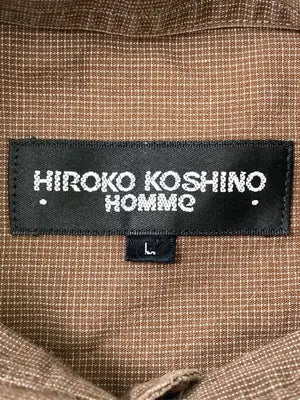 HIROKO KOSHINO/ヒロココシノ/シャツ/ブラウス/トップス/ブラウン/L