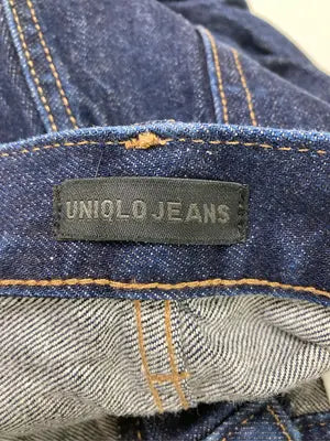 UNIQLO JEANS/ユニクロジーンズ/デニムパンツ/パンツ/ネイビー/29(73.5cm)