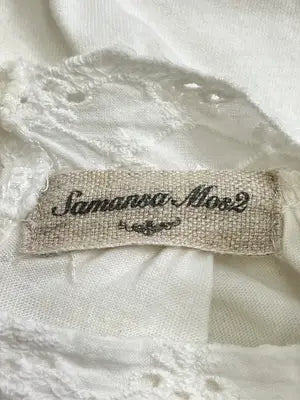 Samansa Mos2/サマンサモスモス/Tシャツ/カットソー/トップス/ホワイト/F