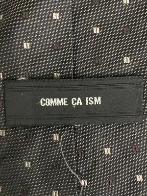 COMME CA ISM/コムサイズム/ネクタイ/ファッション雑貨/ブラック