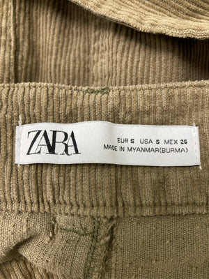 ZARA/ザラ/ジャンパースカート/ワンピース/ドレス/ブラウン/S