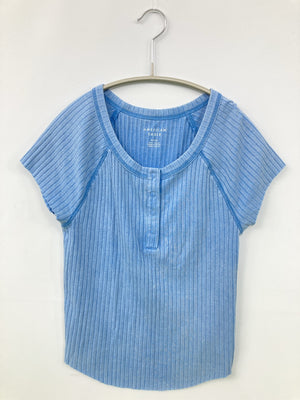 AMERICAN EAGLE/アメリカンイーグル/Tシャツ/カットソー/トップス/スカイブルー/S