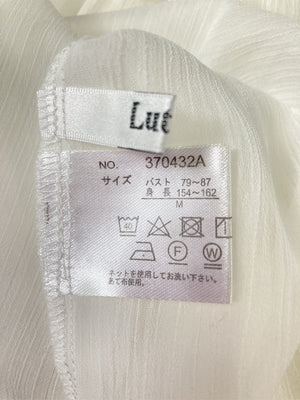 Luti que/ルティーク/シャツ/ブラウス/トップス/ホワイト/M