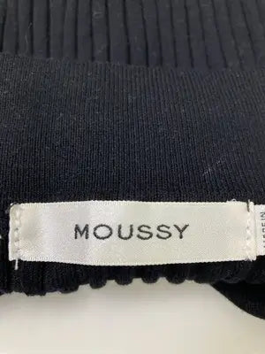 MOUSSY/マウジー/ニット/セーター/トップス/ブラック/F