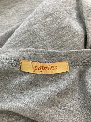 paprika/Tシャツ/カットソー/トップス/グレー