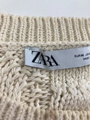 ZARA/ザラ/ベスト/トップス/アイボリー/M