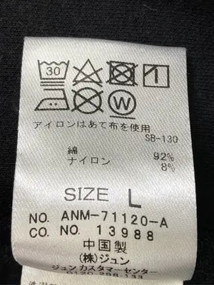 JUNRED/ジュンレッド/スウェット/トップス/ブラック/L